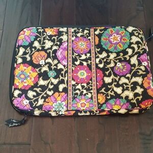 Vera Bradley Multicolor Floral Quilted Laptop Sleeve